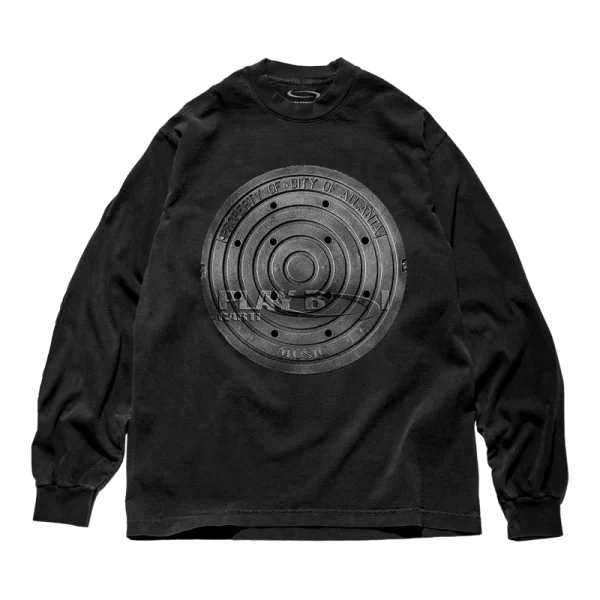 I AM MUSIC Manhole Cover Long Sleeve