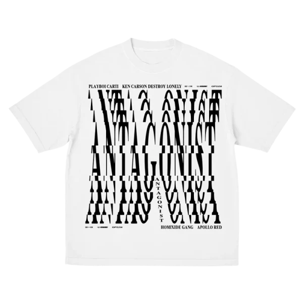 Antagonist Tour 2.0 White Tour T-Shirt